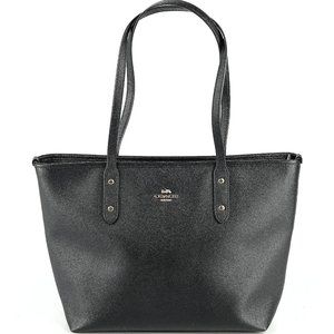 Coach zippered tote bag